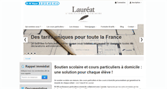 Desktop Screenshot of laureat.fr